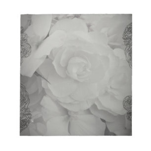 Bloc-note Bégonie blanche