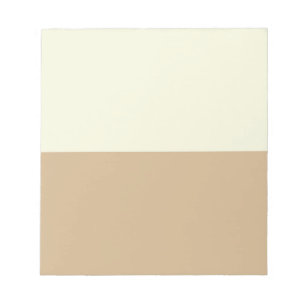 Bloc-note Beige et Tan
