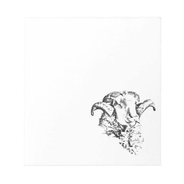 Bloc-note Bélier mignon (Devant)