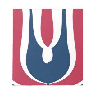 Bloc-note Belle couleur rouge, blanc, bleu texture Abstraite