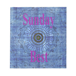 Bloc-note Belle Extraordinaire Design moderne Denim : Dimanc