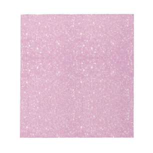 Bloc-note Belle parties scintillant mauve à la mode brillant