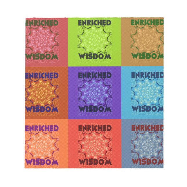 Bloc-note Belle Pop Art Extraordinaire belle Impression : En (Devant)