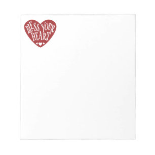 Bloc-note Bénissez votre coeur au coeur