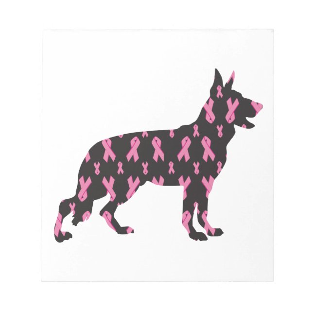 Bloc-note Berger allemand rose Ribbon (Devant)