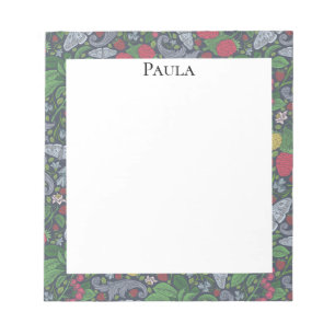 Bloc-note Berries vintages Papillons Marigold Carnations