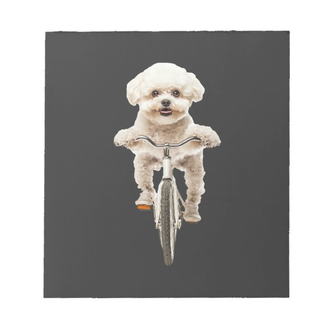 Bloc-note Bichon frisé (Devant)