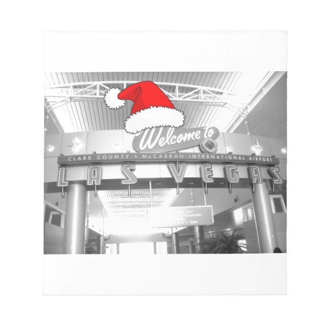 Bloc-note Bienvenue à Las Vegas Christmas (Devant)