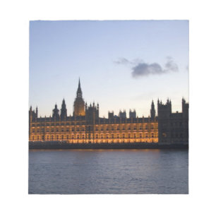Bloc-note Big Ben et les Houses of Parliament dans la ville