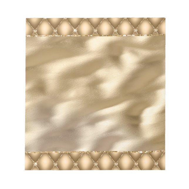Bloc-note Bijou Glitzy Glam Or (Devant)