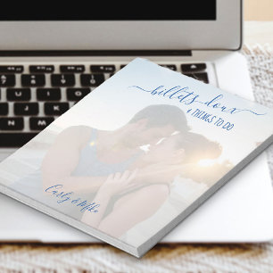 Bloc-note Billets Doux et les choses à faire Photo Carré per