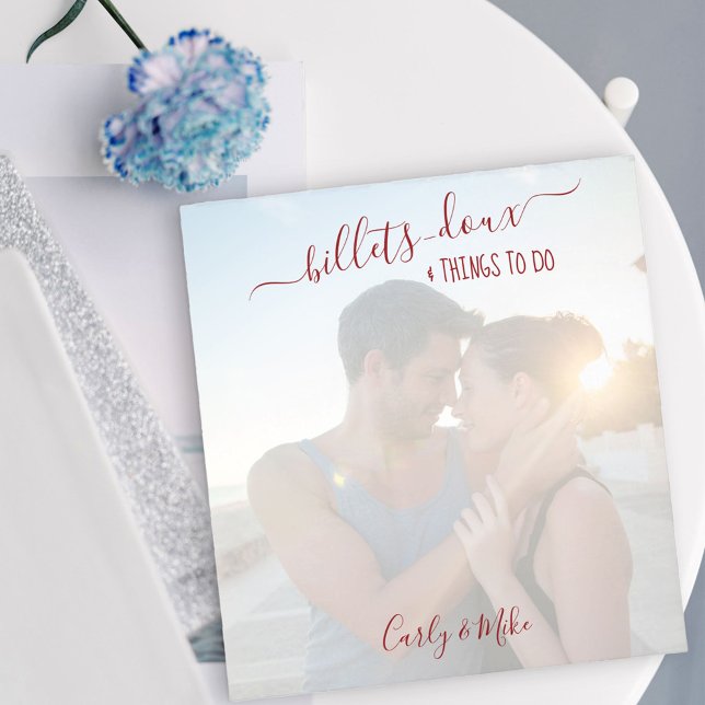 Bloc-note Billets Doux et les choses à faire Photo Carré per (Créateur téléchargé)