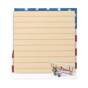 Bloc-note biplans Etats-Unis