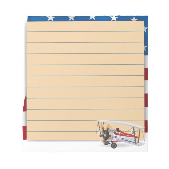Bloc-note biplans États-Unis (Devant)