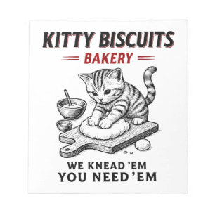 Bloc-note Biscuits Kitty Boulangerie