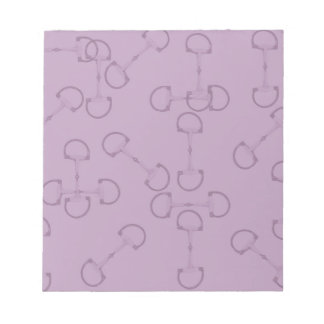 Bloc-note Bits de Cheval Équestre Violet