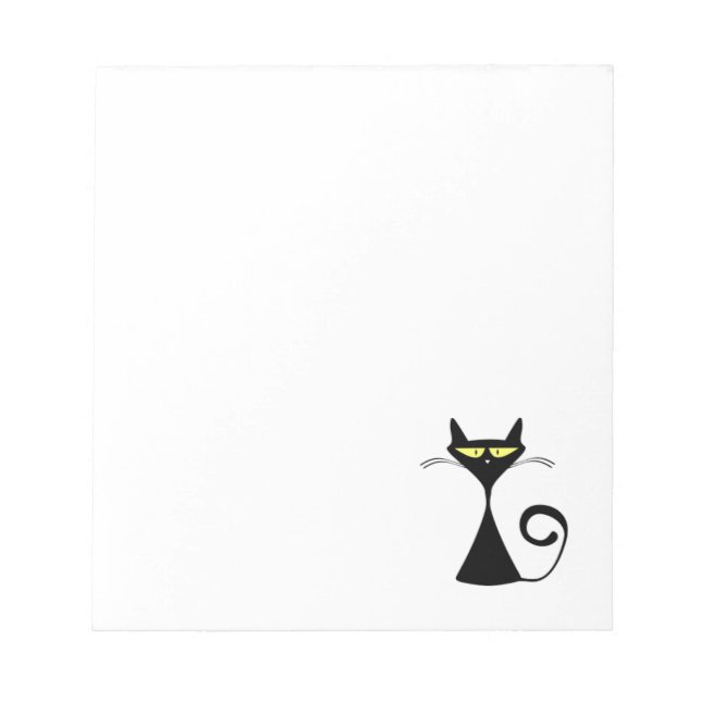 Bloc-note Black Cat Notepad (Devant)