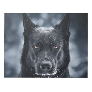 Bloc-note Black German Shepherd
