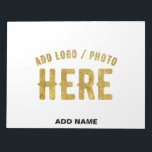 BLOC-NOTE BLANC PERSONNALISABLE MODERNE ET ÉLÉGANT AVEC MARQ<br><div class="desc">C'EST UN DESIGN QUI CONVIENT À TOUT LE MONDE.VOUS POUVEZ CHANGER,  REDIMENSIONNER OU AJOUTER LOGO,  PHOTO,  TEXTE ET COULEURS COMME VOUS LE SOUHAITEZ.MERCI.</div>