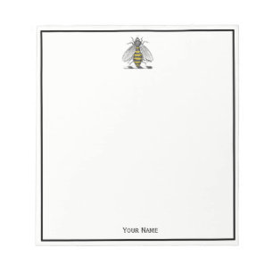 Bloc-note Blason Prépa Vintage Abeille Emblème Armoiries C
