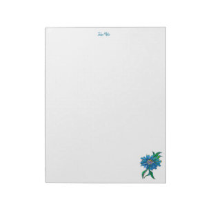 Bloc-note Bleu Baisy Note Pad