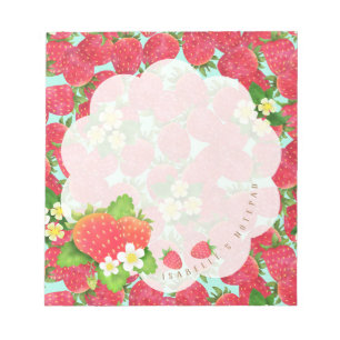 Bloc-note Bleu fraise