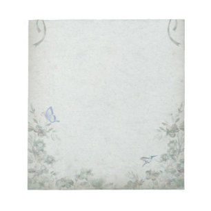 Bloc-note Bleu vintage