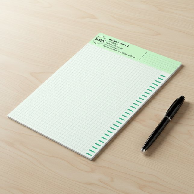 Bloc-note Bloc de papier graphique d'ingénierie à logo perso (logo graph paper for architects, ruled engineering paper templates)