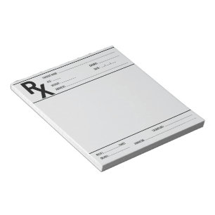 Bloc-note Bloc de prescription personnalisé pour médecin pha