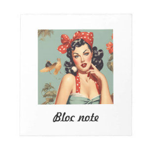 Bloc-note bloc note pin up