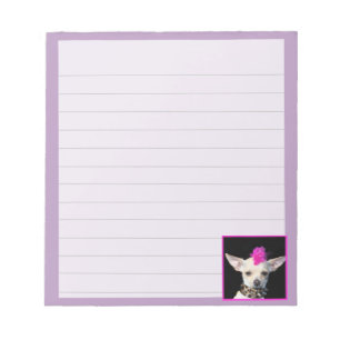 Bloc-note Bloc - notes de chien de chiwawa de punk rock