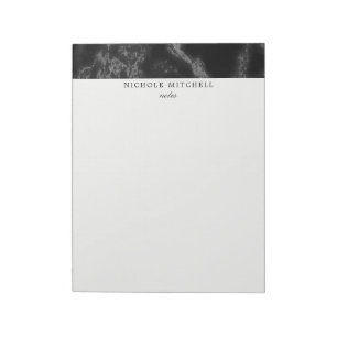 Bloc-note Bloc - notes de marbre noir