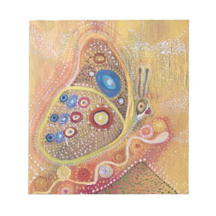 Bloc-note Bloc - notes de peinture d'art de papillon - 40