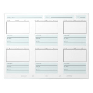 Bloc-note Bloc - notes "de Storyboarding rapide"