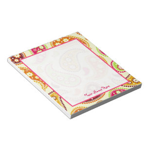Bloc-note Bloc - notes personnalisé par Paisley de Boho