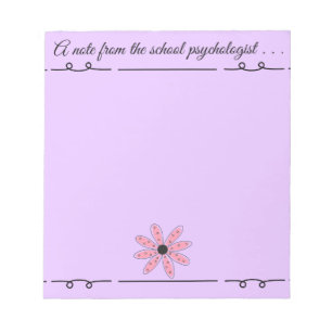 Bloc-note Bloc - notes pour des psychologues d'école