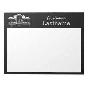 Bloc-note Bloc - notes vintage de coutume de voiture