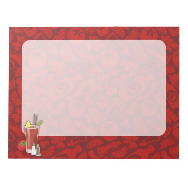 Bloc-note Bloody Mary (Devant)