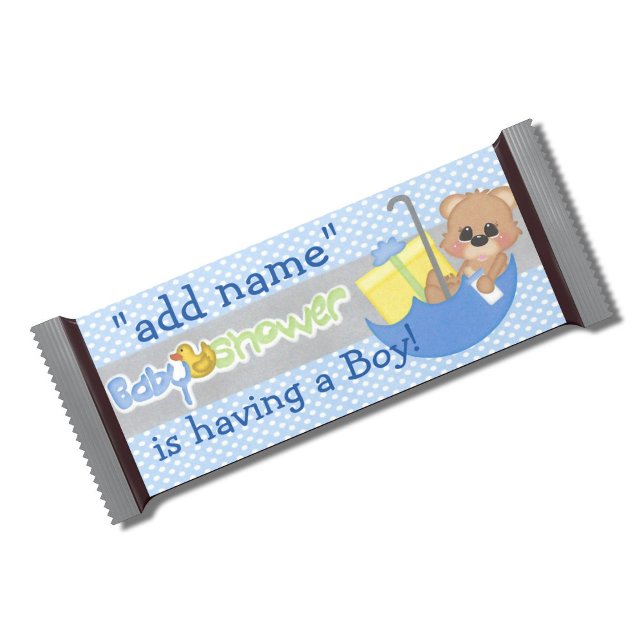 Bloc-note Blue Boy Baby shower Candy Bar Wrapper Party Favor (Créateur téléchargé)