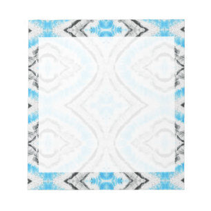 Bloc-note Blue Eye Shibori Tie Dye Motif rustique