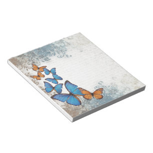Bloc-note Blue floral