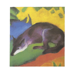 Bloc-note Blue Fox (par Franz Marc)