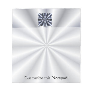 Bloc-note Blue Metallic Celtic Knot Art original