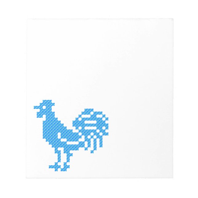 Bloc-note Blue Rooster (Devant)