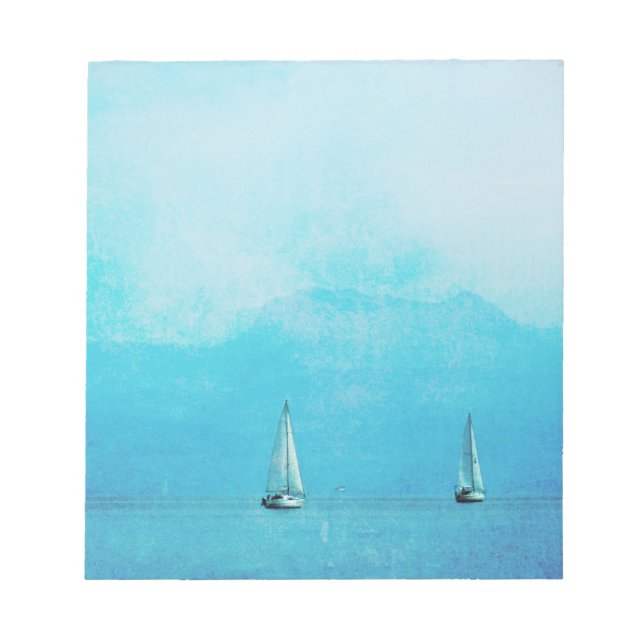 Bloc-note blue sailing (Devant)