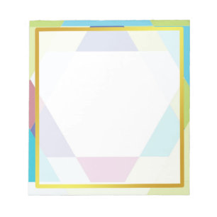 Bloc-note Boarder or Polygon Cadre photo Autograph