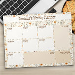 Bloc-note Boho Ouest Floral Custom Weekly Planner<br><div class="desc">Boho planificateur hebdomadaire floral avec espace pour vos notes quotidiennes, une liste de choses à faire, une section de notes générales et un coin doodle. Ceci dit, le modèle est mis en place pour vous permettre de customiser n'importe quelle rubrique de section pour répondre à vos besoins (par exemple, objectifs,...</div>