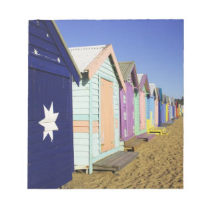 Bloc-note Boîtes De Baignade, Plage Middle Brighton, Port