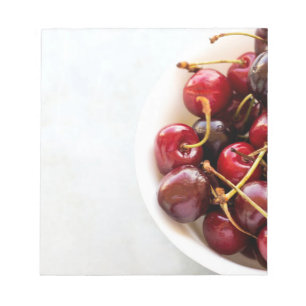 Bloc-note bol de cerises