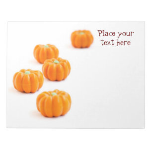 Bloc-note Bonbons citrouilles d'Halloween